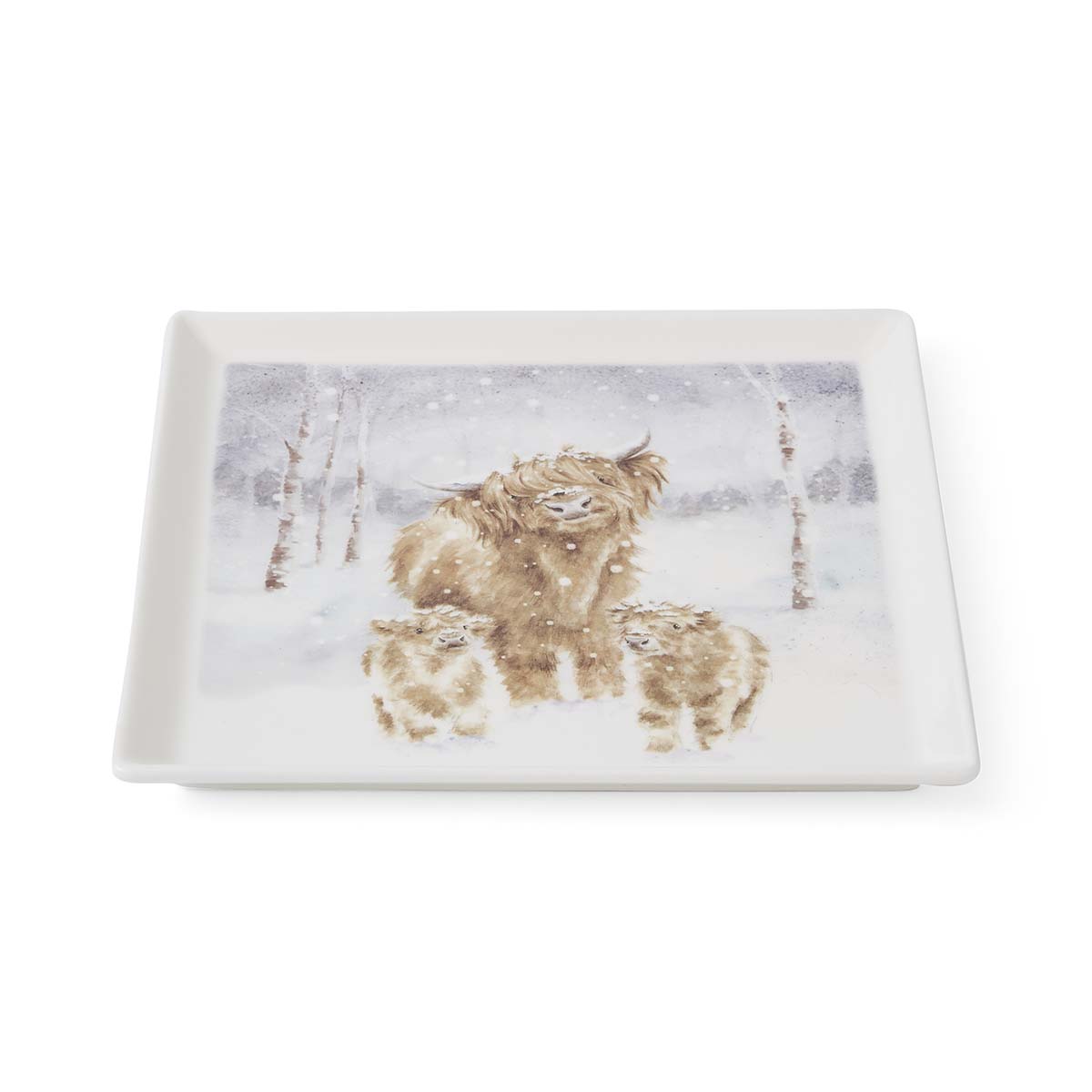 Wrendale Designs Highland Star Square Plate image number null
